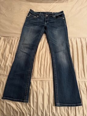 Miss Me Dark Blue Flare Jeans